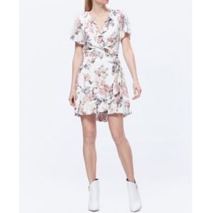 PAIGE -- Cardamom Dress, White Desert Wildflowers